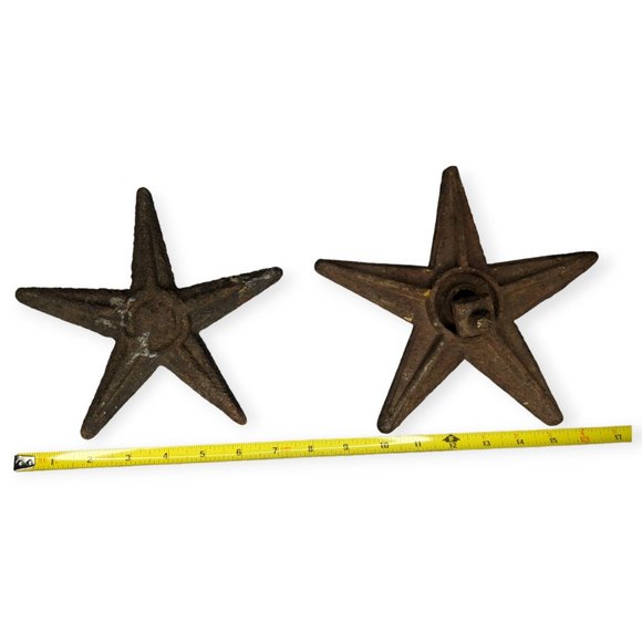 Vintage Cast Iron Barn Stars - Picture 8 of 8